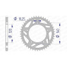 Kit chaîne AFAM 520 XHR4 - 17/42-110 - Couronne alu standard