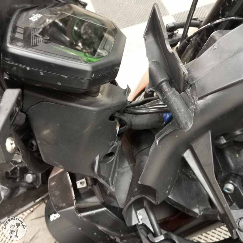APRILIA TUONO 660 2024 accidentée - La Casse de l Oncle Tom