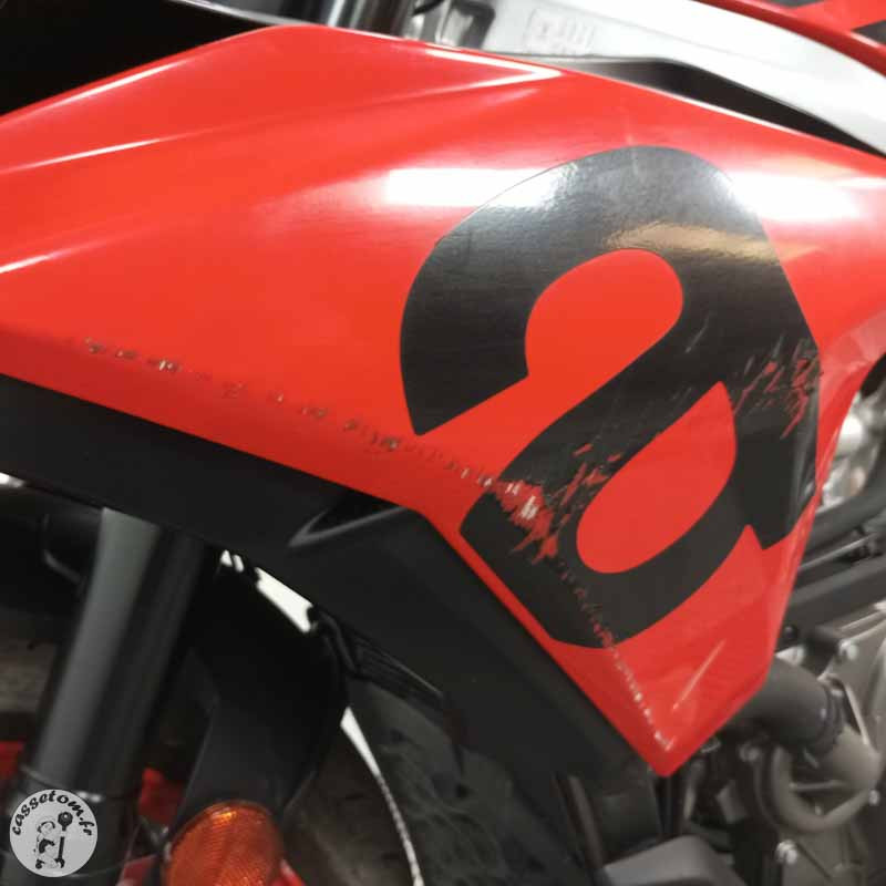 APRILIA TUONO 660 2024 accidentée - La Casse de l Oncle Tom