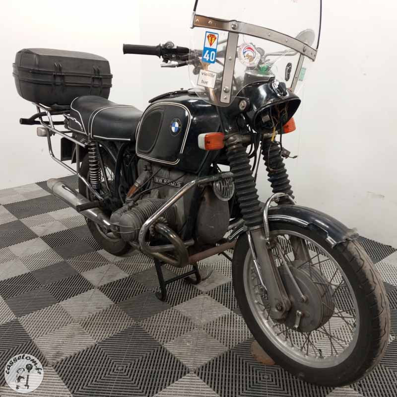 B.M.W. R60/5 599 1972 accidentée - La Casse de l Oncle Tom