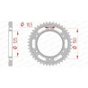 Kit chaîne AFAM 525 XHR4 - 17/42-120 - Couronne acier standard