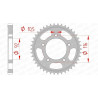 Kit chaîne AFAM 530 XHR4 - 17/42-118 - Couronne acier standard