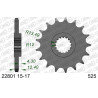 Kit chaîne AFAM 525 XHR4 - 17/45-120 - Couronne acier standard