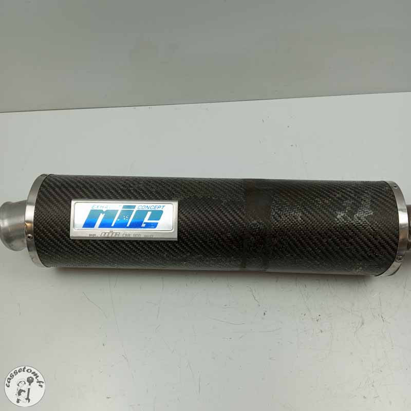 Silencieux "Mig" avec collecteur "Devil" sans chicane Honda 900 cbr rr SC29 1995 - Cassetom - Nos pieces motos