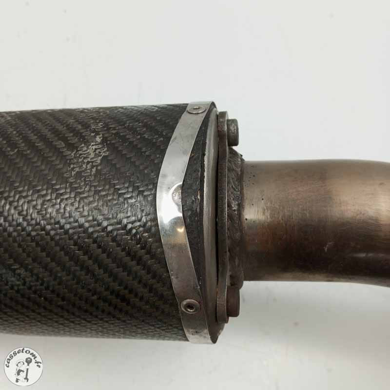 Silencieux "Mig" avec collecteur "Devil" sans chicane Honda 900 cbr rr SC29 1995 - Cassetom - Nos pieces motos