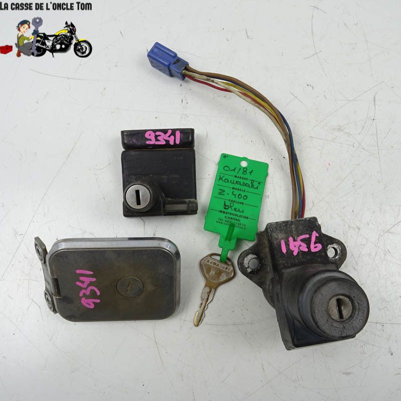 Kit serrures Kawasaki Z 400  1981 - CTM-9341-051