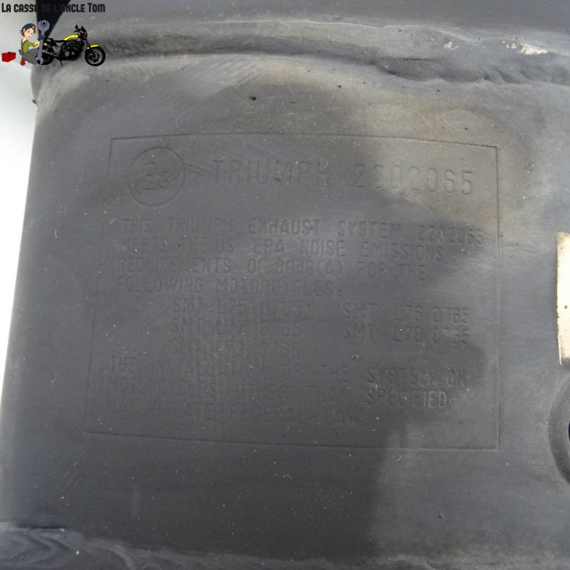Silencieux Triumph 765 Street triple RS 2019 - CTM-11530-003
