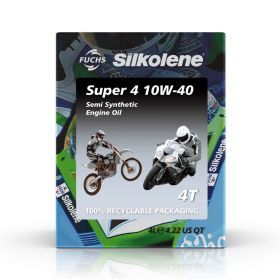 Silkolène Super 4 10w-40 4temps 4 litres