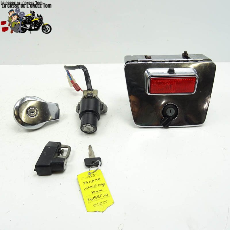 Kit serrure + boite à outils Yamaha 1100 virago 1992 - Cassetom - Nos pièces motos Kit serrure + boite à outils Yamaha 1100 virago 1992 - Cassetom - Nos pièces motos